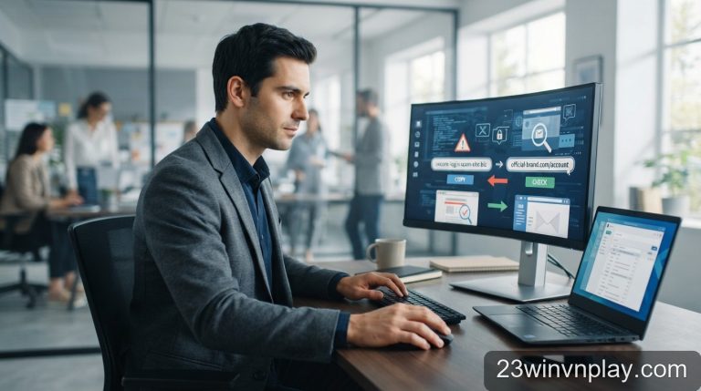 Cảnh giác với các thủ đoạn giả mạo thương hiệu 2026: Kỹ năng 'Copy - Kiểm tra - Click'